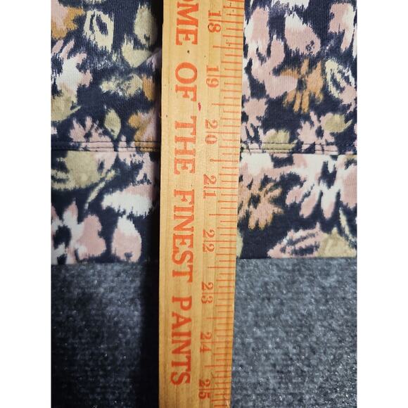 Sonoma NWT Women's Size XS Multicolored Floral Long Sleeve Relaxed Sweatshirt - Picture 7 of 7